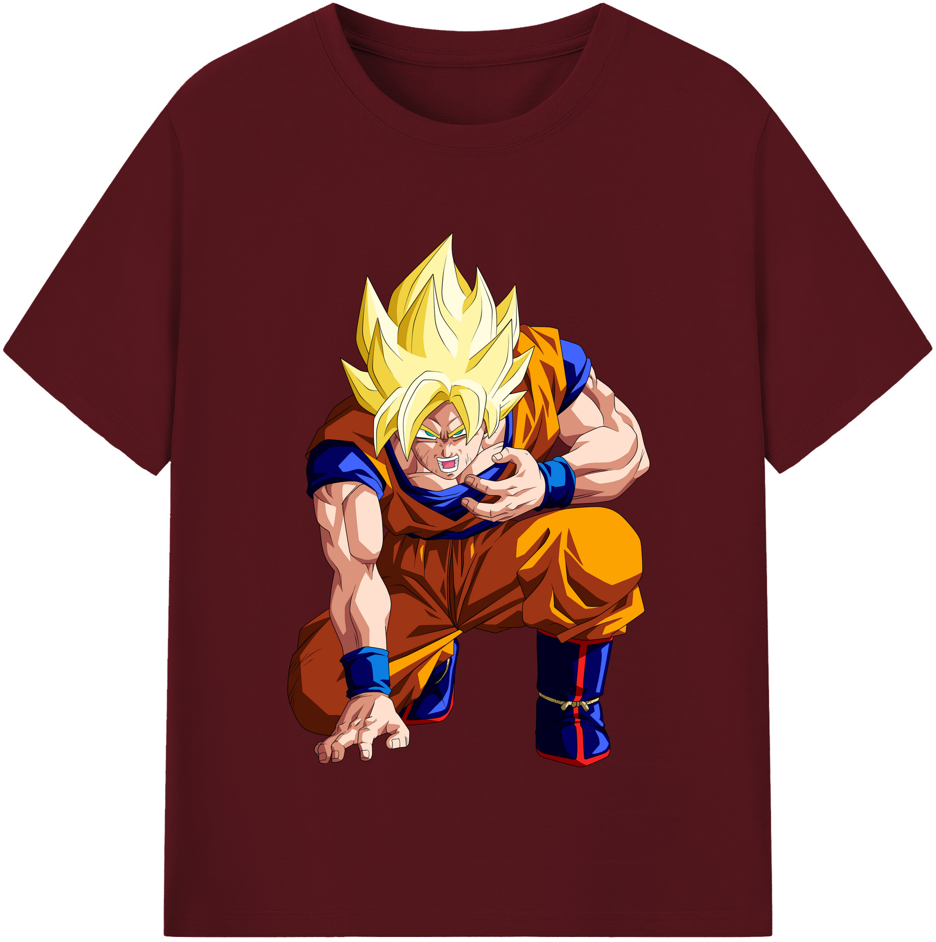 （画像用） ドラゴンボール 孫悟空（そん ごくう）Son Goku カカロット DRAGON BALL Kakarotto 綿100％半袖Tシャツ（フロントプリント）
